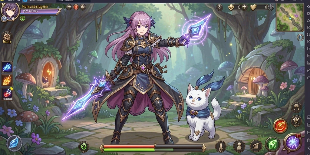 Screenshot menunjukkan grafik gameplay yang memukau.