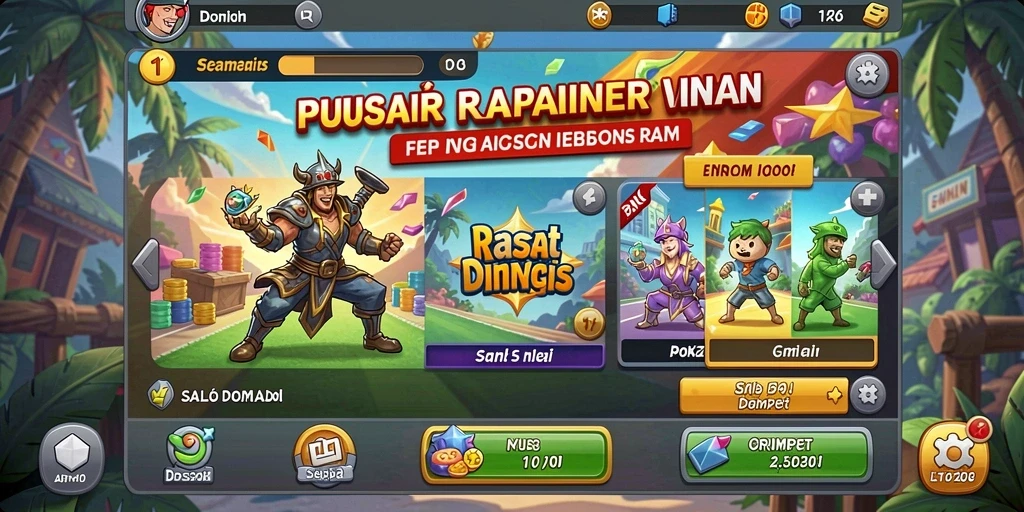 Tampilan beranda aplikasi 789RP yang menarik.