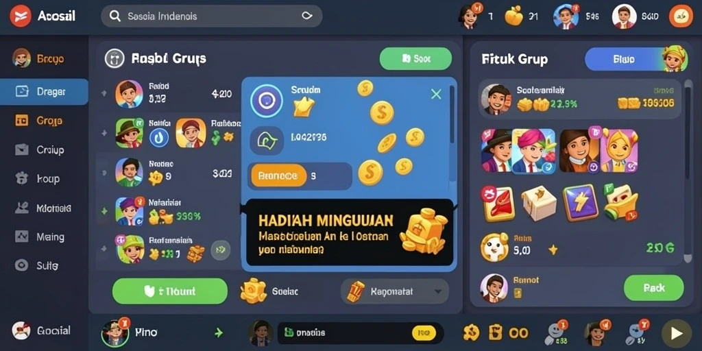 Tampilan antarmuka BACAN4D yang modern dan menarik.