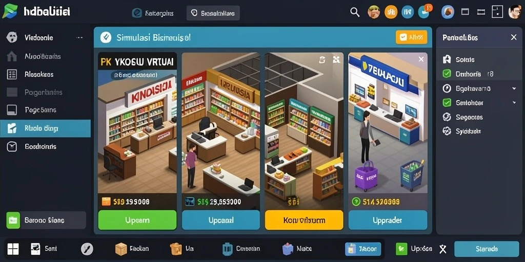 Screenshot menunjukkan grafis yang memukau dan realistis.