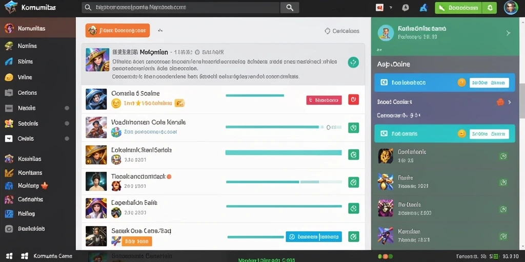 Layar utama DEWI288 dengan berbagai pilihan permainan.