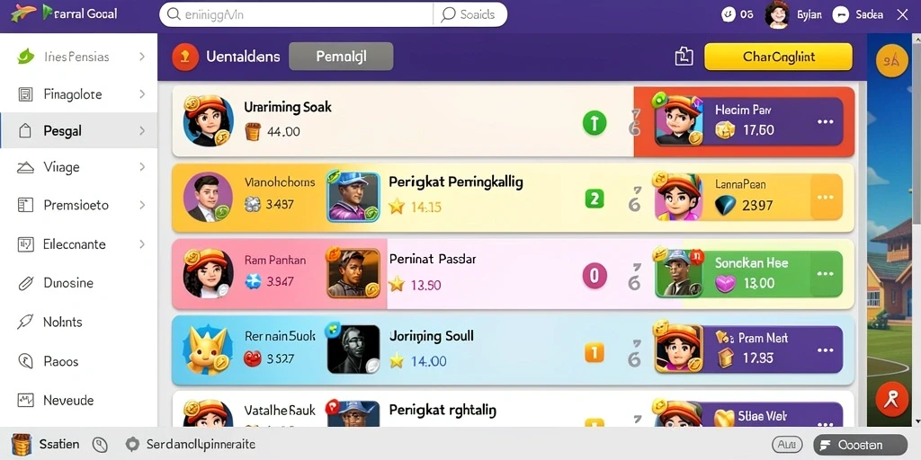 Tangkapan layar menunjukkan grafik yang memukau.