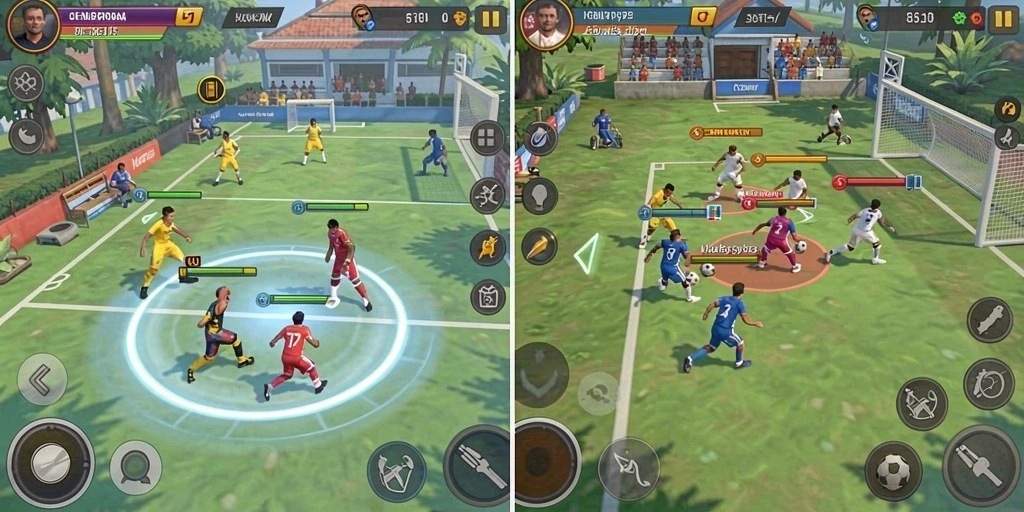 Screenshot menampilkan tampilan awal permainan yang menarik.