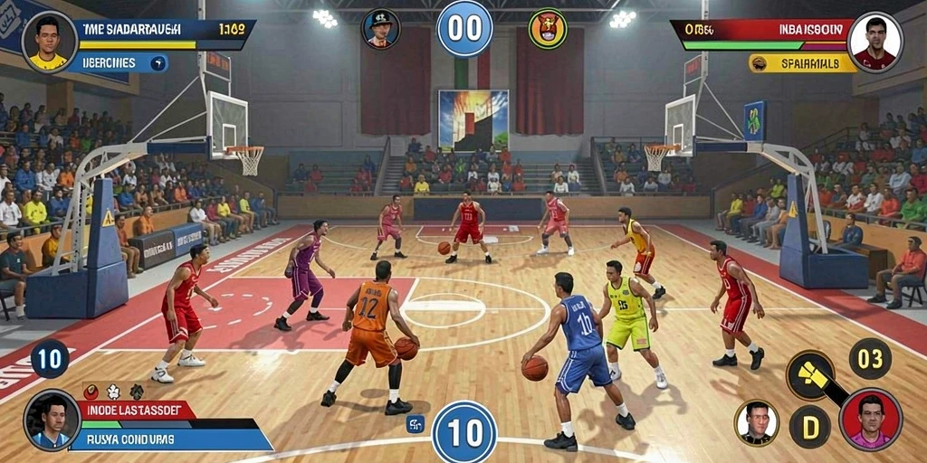 Tampilan awal game yang memukau dan penuh warna.