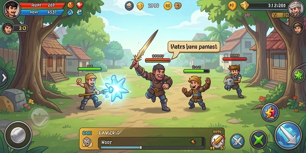 Tampilan layar utama dengan berbagai pilihan slot.